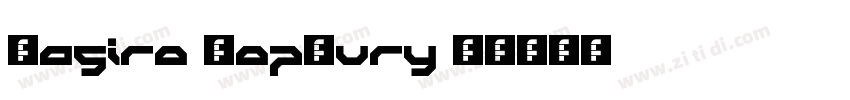 Masiro PopFury B字体转换